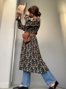 cheryさん（レディース・156cm）の秋コーディネート