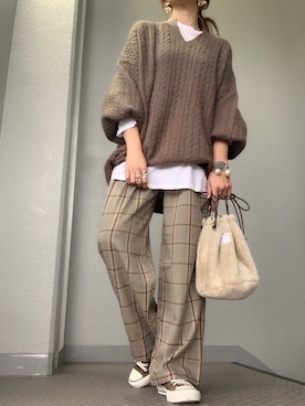 cheryさん（レディース・156cm）の冬コーディネート