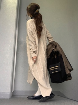 cheryさん（レディース・156cm）の冬コーディネート