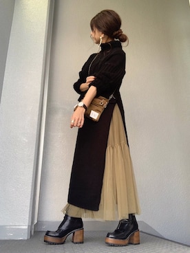 cheryさん（レディース・156cm）の冬コーディネート