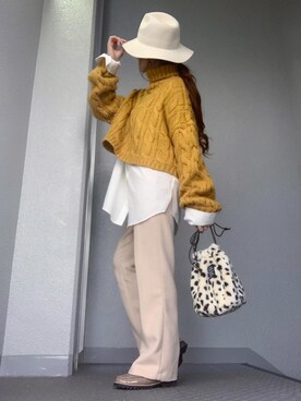 cheryさん（レディース・156cm）の冬コーディネート