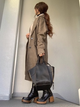 cheryさん（レディース・156cm）の冬コーディネート