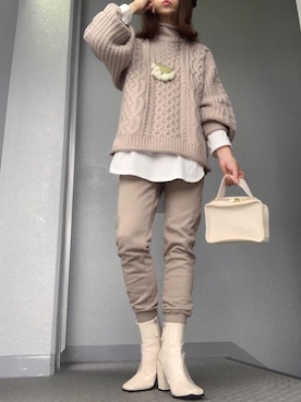 cheryさん（レディース・156cm）の秋コーディネート