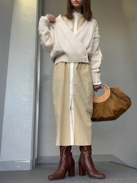 cheryさん（レディース・156cm）の冬コーディネート