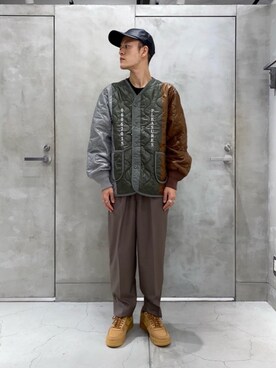 Tomohiro Gunjiさん(メンズ・172cm)の冬コーディネート