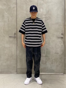 「airforce1」｜「アイテム（アクセサリー）」を使った、Tomohiro Gunjiさん（メンズ・172cm）の夏コーディネート