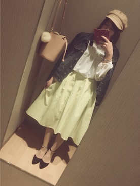 うにょぴさん（レディース・157cm）の春コーディネート