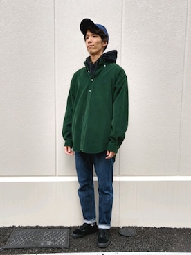 「コーデュロイシャツ」｜Takehiroさん（メンズ・175cm・20代）の春コーディネート
