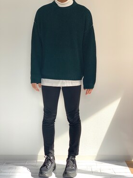 ふくなおさん（メンズ・174cm）の冬コーディネート