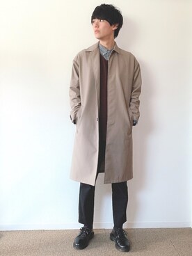 ふくなおさん（メンズ・174cm）の春コーディネート