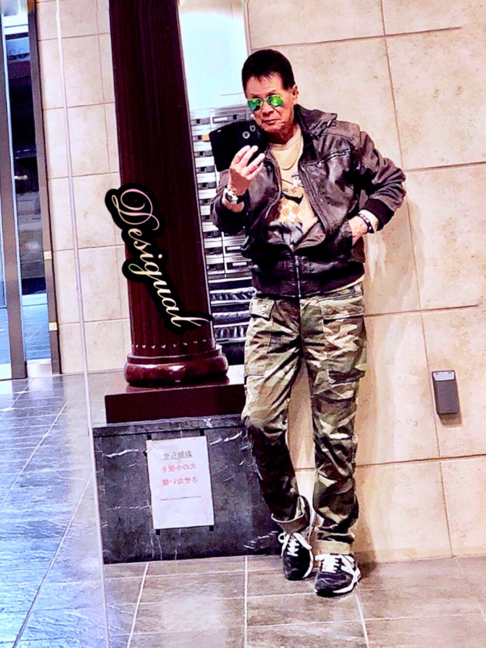 「NEW BALANCEの【J.CREW】とのコラボカラーM1400ネイビーMADE IN USA（スニーカー、ブルー系）」を使った、K-Kenji⚾️さん（メンズ・174cm）の冬コーディネートの1枚目の写真