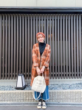 Hikariさん（レディース・175cm）の冬コーディネート