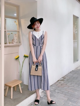 Hikariさん（レディース・175cm）の夏コーディネート