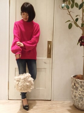 undixcors_official|えみえみ*さんの「畦編みローゲージニット(un dix cors