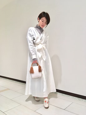「interstaple」｜かささん（レディース・158cm）の春コーディネート