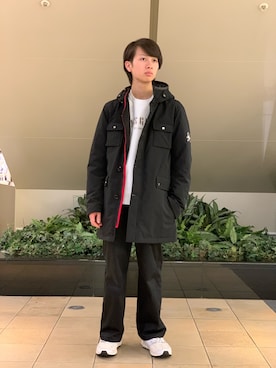 「MSGM（エムエスジーエム）のアイテム（トップス）」を使った、SHOYAさん（メンズ・173cm）の冬コーディネート