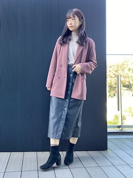 BeAMS DOTさん（レディース・156cm）の秋コーディネート