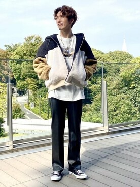 「BeAMS DOT（ビームスドット）のアイテム（ジャケット/アウター）」を使った、BeAMS DOTさん（メンズ・180cm）の秋コーディネート