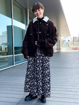 BeAMS DOTさん（レディース・160cm）の冬コーディネート