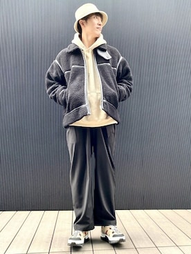 「BeAMS DOT（ビームスドット）のアイテム（ジャケット/アウター）」を使った、BeAMS DOTさん（メンズ・180cm）の冬コーディネート
