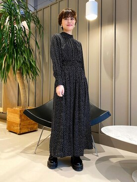 BeAMS DOTさん（レディース・160cm）の冬コーディネート