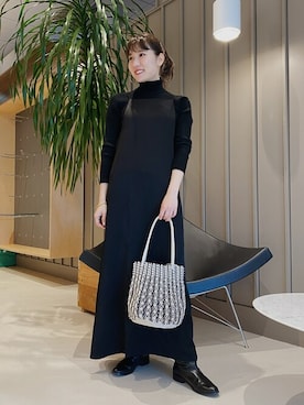 「BeAMS DOT（ビームスドット）のアイテム（ワンピース/ドレス）」を使った、BeAMS DOTさん（レディース・158cm）の冬コーディネート