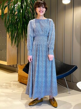「BeAMS DOT（ビームスドット）のアイテム（ワンピース/ドレス）」を使った、BeAMS DOTさん（レディース・160cm）の冬コーディネート