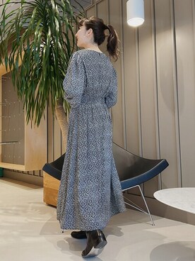 「BeAMS DOT（ビームスドット）のアイテム（ワンピース/ドレス）」を使った、BeAMS DOTさん（レディース・158cm）の冬コーディネート