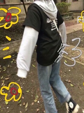 「CONVERSE（コンバース）のConverse 1970s Chuck Taylor Canvas High Top Sneakers（スニーカー、ブラック系）」を使った、折原临也さん（メンズ・168cm）の秋コーディネート