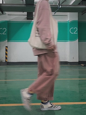 「VANS（バンズ）のVANS ヴァンズ  OLD SKOOL DX オールドスクール DX V36CL+ BLK/WHT CHECK（スニーカー、ブラック系）」を使った、折原临也さん（メンズ・168cm）の冬コーディネート