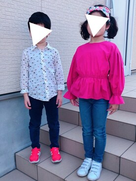 めるさん（キッズ・125cm）の春コーディネート