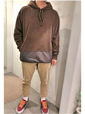 「B'2nd（ビーセカンド）のアイテム（レッグウェア）」を使った、あかおさん（メンズ・171cm）の秋コーディネート