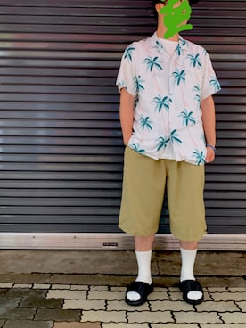 「ワイキキ」｜あかおさん（メンズ・170cm）の夏コーディネート