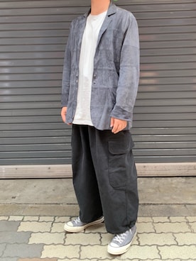 「MAREA ERRE（マレアエッレ）のアイテム」を使った、あかおさん（メンズ・171cm）の秋コーディネート