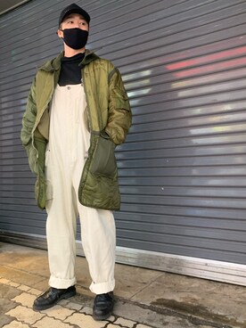 「B'2nd（ビーセカンド）のアイテム（ジャケット/アウター）」を使った、あかおさん（メンズ・171cm）の冬コーディネート