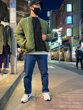 「B'2nd（ビーセカンド）のアイテム（ジャケット/アウター）」を使った、あかおさん（メンズ・171cm）の冬コーディネート