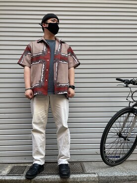 「550」｜あかおさん（メンズ・171cm）の春コーディネート