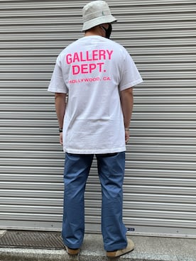 「GALLERY DEPT（ギャラリーデプト）のアイテム」を使った、あかおさん（メンズ・171cm）の夏コーディネート