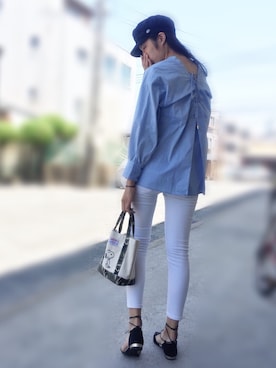 yurie♡さん（レディース・170cm）の夏コーディネート