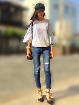 yurie♡さん（レディース・170cm）の春コーディネート