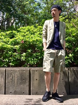 MA-NAさん（メンズ・187cm）の春コーディネート