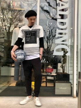 MA-NAさん(メンズ・187cm)の春コーディネート