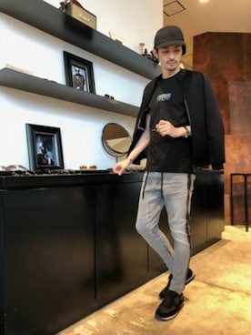 「ZDA（ゼットディーエー）のアイテム」を使った、MA-NAさん（メンズ・187cm）の夏コーディネート