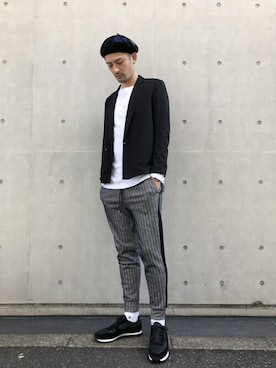「LAULHERE 」｜MA-NAさん（メンズ・187cm）の秋コーディネート