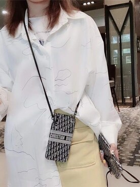 「Dior（ディオール）のアイテム（その他）」を使った、ninishopscaseさん（レディース・155cm）の夏コーディネート
