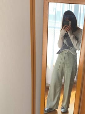 「FEMMENT（ファモン）のアイテム」を使った、jさん（レディース・165cm）の春コーディネート