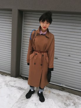 「unglid（アングリッド）のアイテム」を使った、PIRA さん（レディース・154cm）の春コーディネート