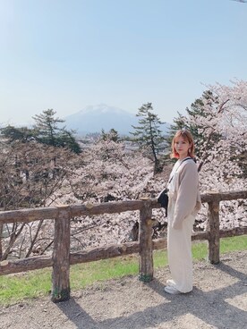 nozomiさん（レディース・155cm）の春コーディネート