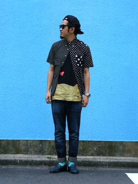 n@oyaさん（メンズ・174cm）の秋コーディネート