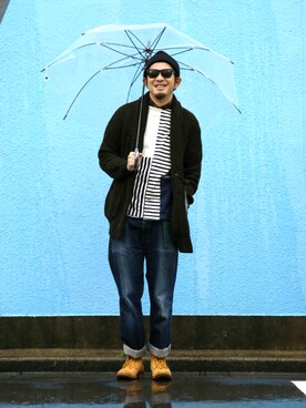 n@oyaさん（メンズ・174cm）の秋コーディネート